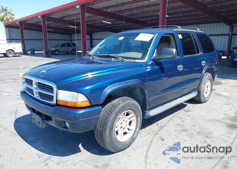 2002 Dodge Durango Slt Plus from USA, damaged, VIN 1B4HS58N82F175927